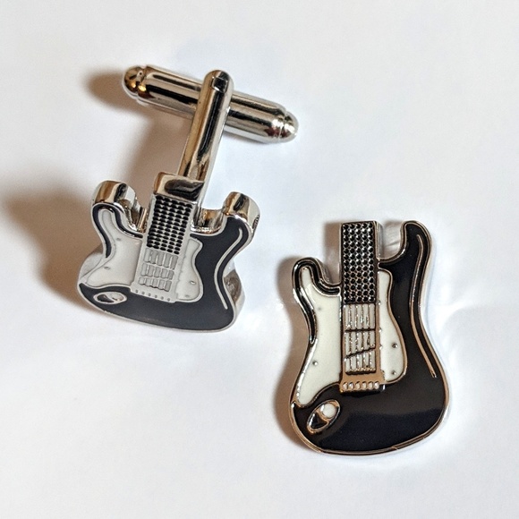 Other - Electric Guitar Enamel Cufflinks Other - Electric Guitar Enamel Cufflinks